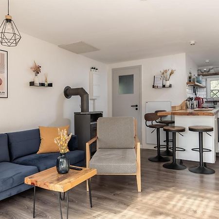 Am Grimnitzsee Gemutliches Tiny House Bungalow Mit Sauna Und Kamin Joachimsthal Exterior photo