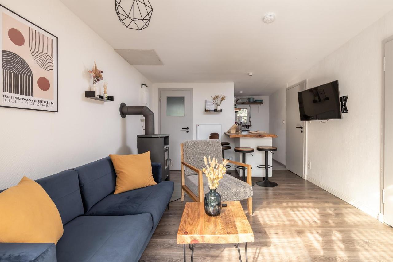 Am Grimnitzsee Gemutliches Tiny House Bungalow Mit Sauna Und Kamin Joachimsthal Exterior photo