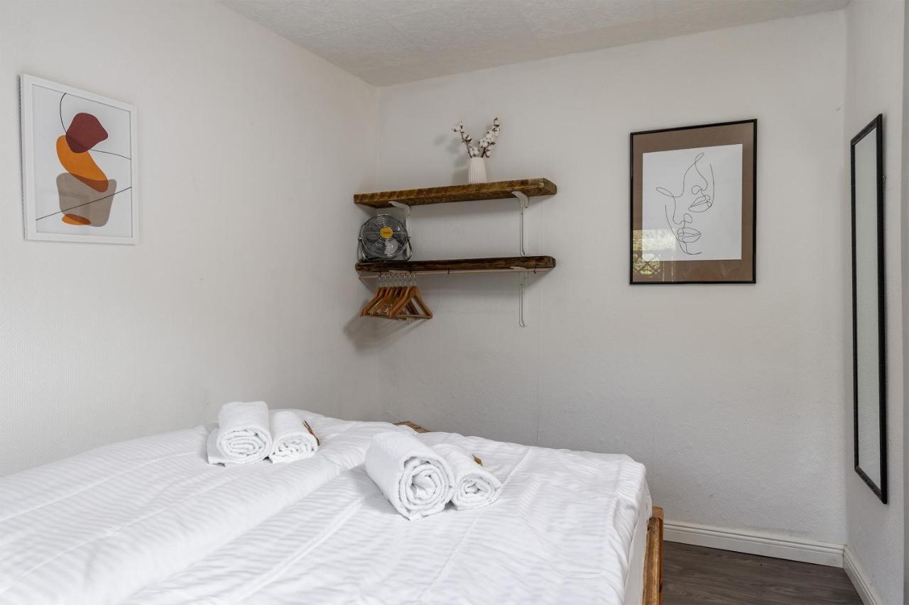 Am Grimnitzsee Gemutliches Tiny House Bungalow Mit Sauna Und Kamin Joachimsthal Exterior photo